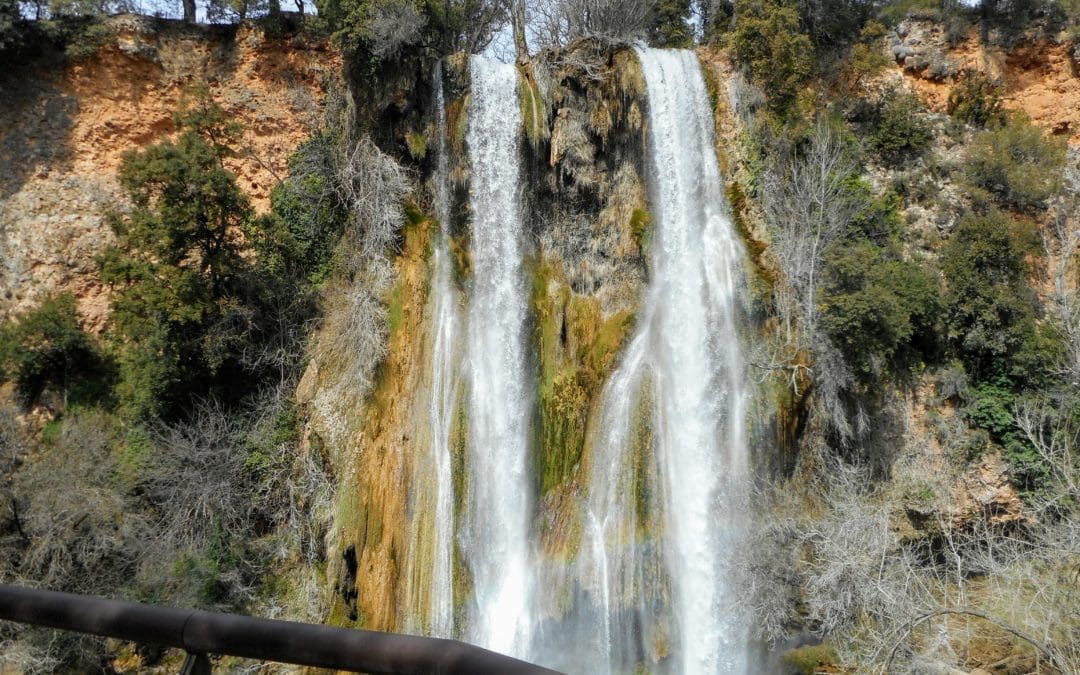 La cascade de Sillans vue du belvédaire