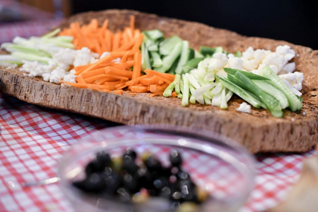 Apéritif jardin d'aioli ecorse